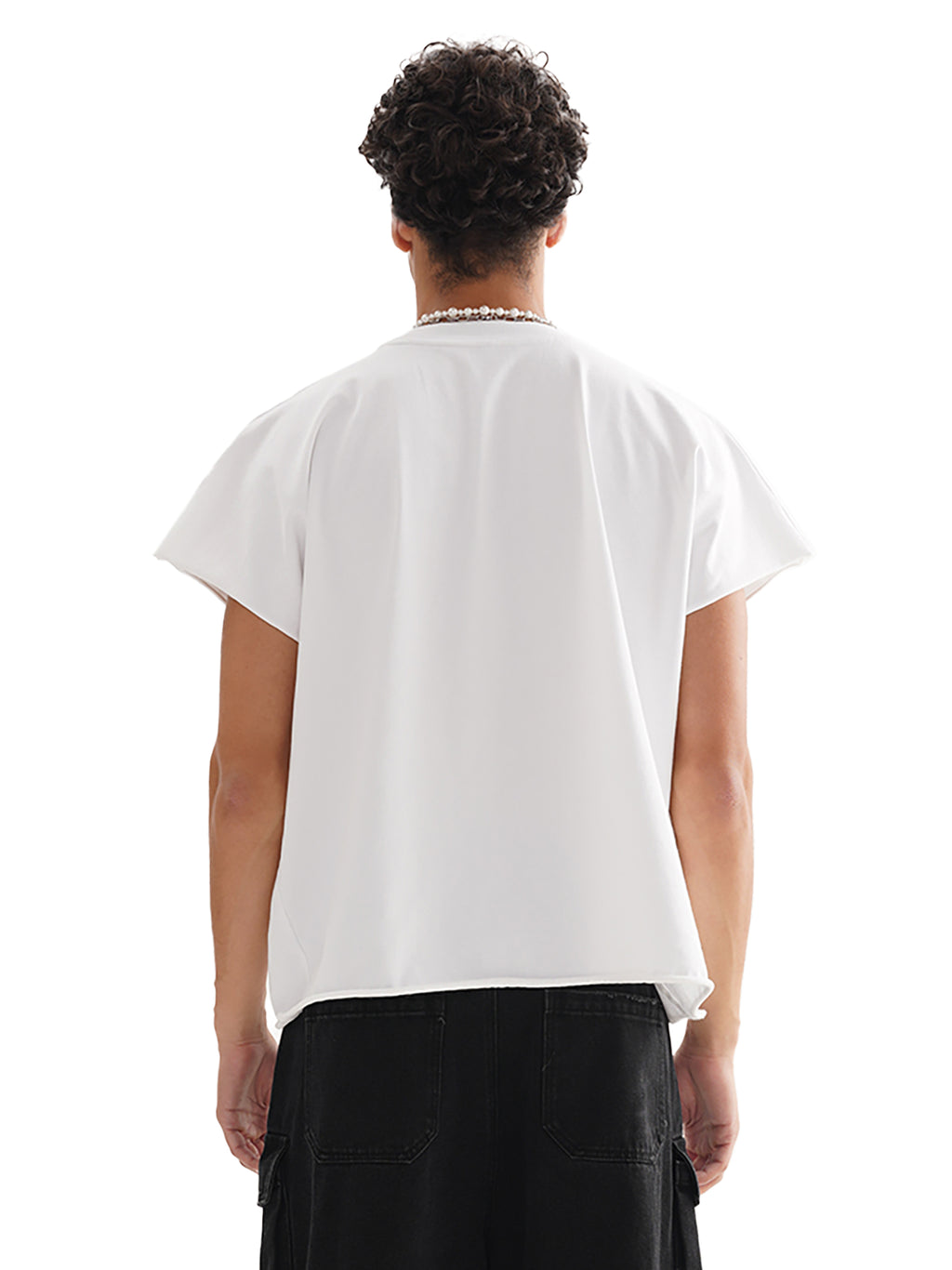 ROO Raw Edge Boxy Non-Shrink T-Shirt